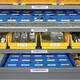 Labelprinter Dymo Rhino 4200 industrieel azerty 19mm geel in koffer