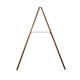 Krijt stoepbord Europel 660x1280mm DELUX natuur