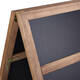 Krijt stoepbord Europel 660x1280mm DELUX natuur