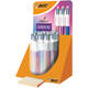 Balpen Bic 4kleuren gradient medium assorti