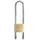 Hangslot MasterLock verstelbaar messing 50mm