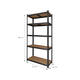 Stellingkast BRASQ 5 borden 90x40x180cm SU175 max 875 KG zwart