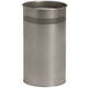 Papierbak BRASQ 21 liter rvs zilver
