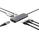 Adapter Trust Dalyx 6-in-1 USB-C multipoort grijs