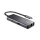 Adapter Trust Dalyx 6-in-1 USB-C multipoort grijs
