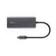 Adapter Trust Dalyx 6-in-1 USB-C multipoort grijs