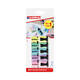 Markeerstift edding 7 mini 1-3mm pastel ass blister à 4+1 stuk gratis