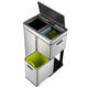 Afvalbak EKO Mirage Plus sensor 30liter en 2x15liter RVS