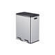 Pedaalemmer EKO Essential Recycler 2x30 liter rvs