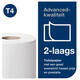 Toiletpapier Tork T4 Advanced 2-laags 400 vel wit 472168