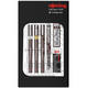 Tekenset rOtring Isograph college 0.25mm, 0.35mm en 0.5mm 34 stuks