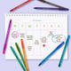 Balpen Paper Mate Inkjoy 100 ultrafijn blauw