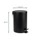 Pedaalemmer BRASQ 3 liter zwart