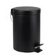 Pedaalemmer BRASQ 20 liter zwart
