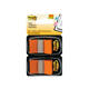 Indextabs 3M Post-it 680 25.4x43.2mm duopack oranje 100 vel
