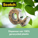 Plakband Scotch Magic 919 19mmx20m transparant + gerecyclede afroller