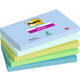 Memoblok 3M Post-it 655 76mmx127mm Super Sticky Oasis 5 stuks