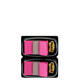 Indextabs 3M Post-it 680 25.4x43.2mm duopack roze 100 vel