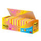 Memoblok 3M Post-it 654 76x76mm neon assorti 21 + 3 gratis