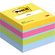 Memoblok 3M Post-it 2051 51x51mm assorti kleur 400 vel