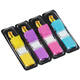Indextabs 3M Post-it 683 11.9x43.2mm 4 kleuren 140 stuks