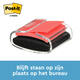 Memoblokdispenser 3M tbv Post-it Z-Note 76x76mm transparant + 12 blok Z-notes