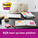 Memoblokdispenser 3M tbv Post-it Z-Note 76x76mm transparant + 12 blok Z-notes