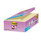 Memoblok 3M Post-it 622 Super Sticky 47.6x47.6mm geel 21 + 3 gratis