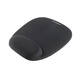 Muismat Kensington met polsondersteuning foam zwart