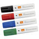 Whiteboardmarker Nobo Glide schuin assorti 10mm 4stuks