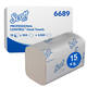 Handdoek Scott Control i-vouw 1-laags 200x210mm 15x304 vel wit 6689