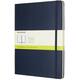 Notitieboek Moleskine XL 190x250mm blanco hard cover sapphire blue