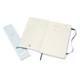 Notitieboek Moleskine large 130x210mm lijn soft cover sapphire blue