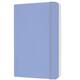 Notitieboek Moleskine pocket 90x140mm lijn soft cover hydrangea blue