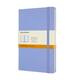 Notitieboek Moleskine large 130x210mm lijn hard cover hydrangea blue