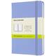 Notitieboek Moleskine pocket 90x140mm blanco hard cover hydrangea blue