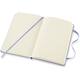 Notitieboek Moleskine pocket 90x140mm blanco hard cover hydrangea blue