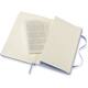 Notitieboek Moleskine pocket 90x140mm blanco hard cover hydrangea blue