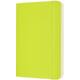 Notitieboek Moleskine pocket 90x140mm lijn soft cover lemon green