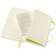 Notitieboek Moleskine pocket 90x140mm lijn soft cover lemon green