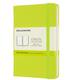 Notitieboek Moleskine pocket 90x140mm blanco hard cover lemon green