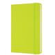 Notitieboek Moleskine pocket 90x140mm blanco hard cover lemon green