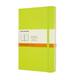 Notitieboek Moleskine large 130x210mm lijn hard cover lemon green
