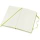 Notitieboek Moleskine large 130x210mm lijn hard cover lemon green