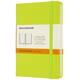 Notitieboek Moleskine pocket 90x140mm lijn hard cover lemon green