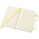 Notitieboek Moleskine pocket 90x140mm blanco soft cover lemon green