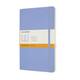 Notitieboek Moleskine large 130x210mm lijn soft cover hydrangea blue
