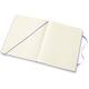 Notitieboek Moleskine XL 190x250mm lijn hard cover hydrangea blue