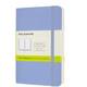 Notitieboek Moleskine pocket 90x140mm blanco soft cover hydrangea blue