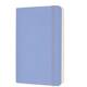 Notitieboek Moleskine pocket 90x140mm blanco soft cover hydrangea blue